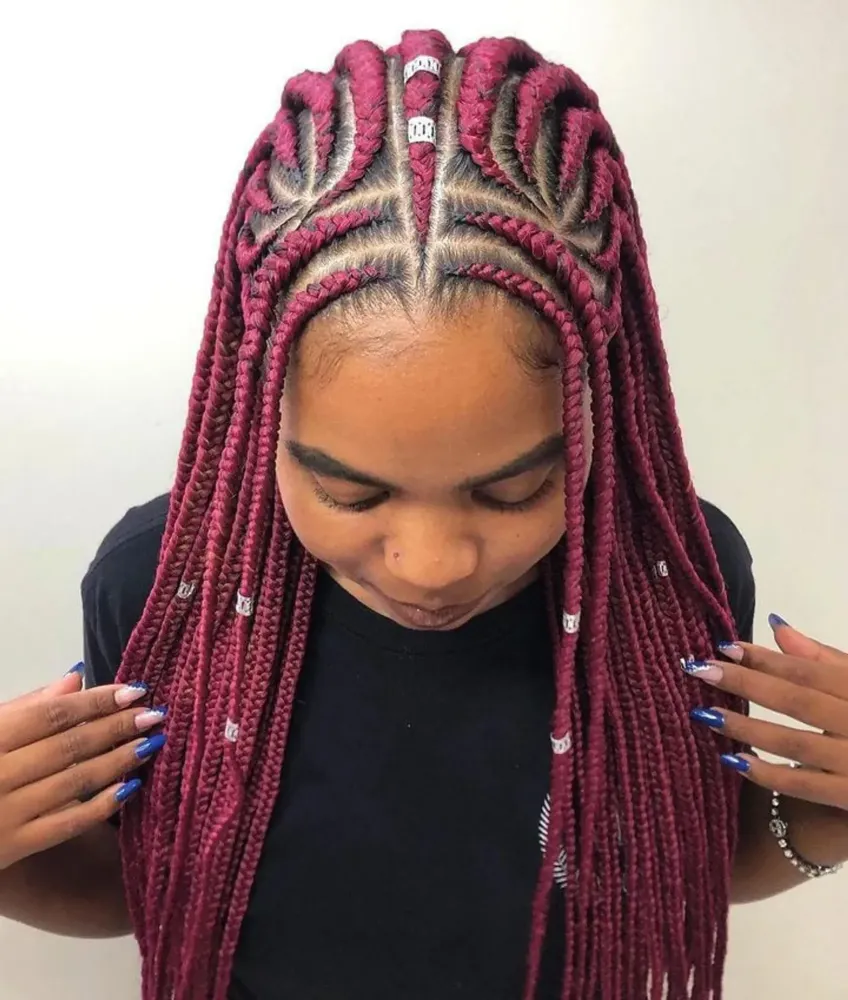 Coiffure fulani braids